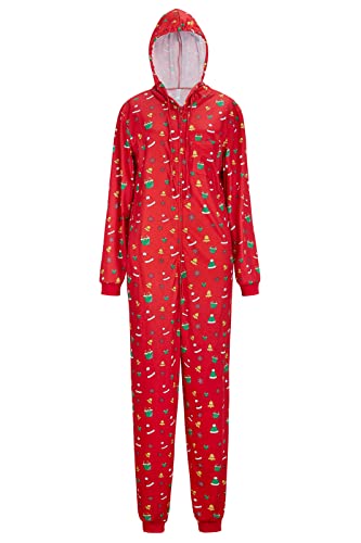 Haorugut Christmas Pajamas for Family Onesies Matching Christmas Onesie for Couples Pajamas Women Christmas Pjs Men