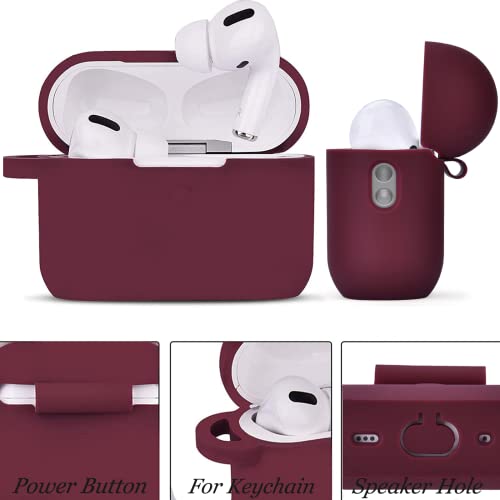 Image of Case for Airpods Pro 1st 2nd Generation - VISOOM Airpods Pro 1 /2 Cases Cover Women Silicone iPod Pro 2 Earbuds Wireless Charging Case Girl Bling Keychain for Apple Airpod Gen Pro 2