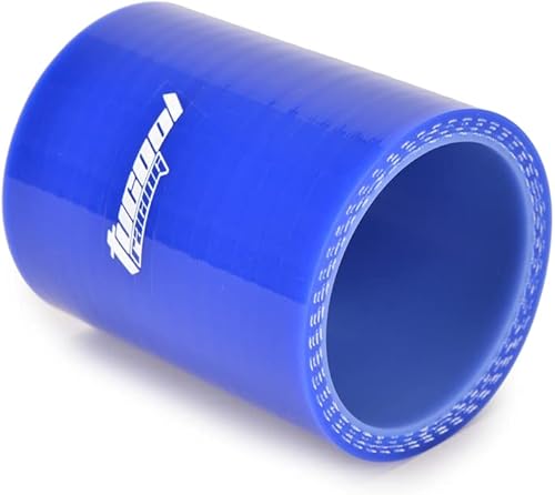 Miniatura 5 de Manguera de silicona universal de 4 capas de alto rendimiento de acoplador recto de 2.992 in de longitud con abrazadera de perno SS 304 T (1.890 in,