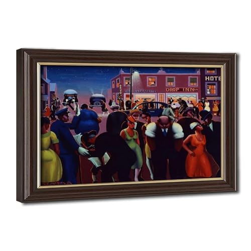 Toile Archibald Motley cadre suspendu pour sublimer la décoration murale de votre bureau