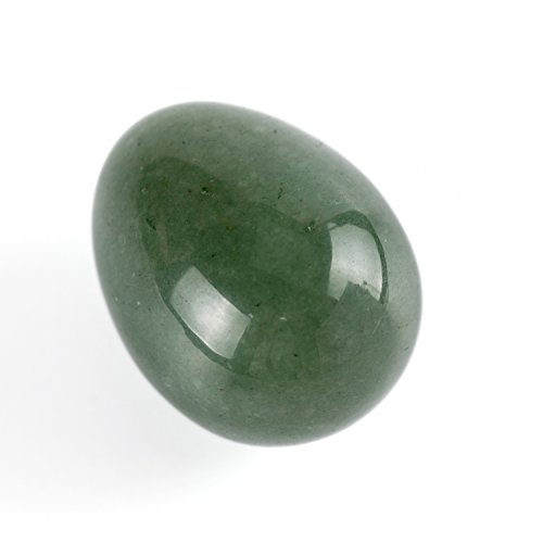 Green Aventurine 4030Mm Eggs With Wood Stand Stone Carved Natural Gemstone Bell Chakra Healing Crystal Reiki Crafts Free Pouch (Green Aventurine) #TOP3