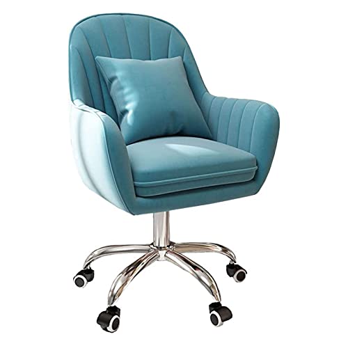 Chaise d'ordinateur contre le mal de dos - Siège velours réglable et doux