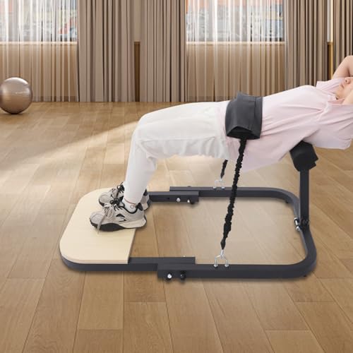 Appareil de fitness pliable pour fessiers avec 2 bandes de 13.6 kg
