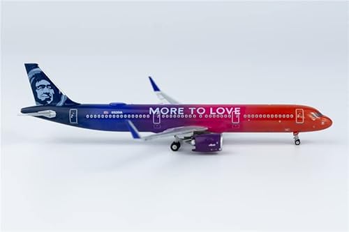 Ng Model Alaska Airlines For Airbus A321Neo N926Va More To Love 1/400 Diecast Aircraft Pre-Built Model #TOP6