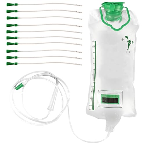 1 Pieza 1.2L Enema Para Limpieza De Colon Enemas Limpieza Colon Bolsa De Enema Para El Hogar Buen Sellado Prueba Fugas Cómodo Higiénico Usar Reutilizable Aplicable A Cuidado Diario Con 10 Tubo Rectale