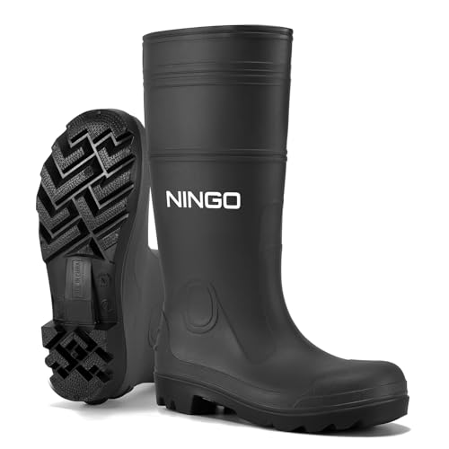 Ningo Men'S Steel Toe Rain Boots thumb #1