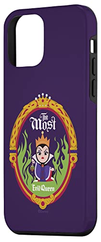 Coque iPhone 12 mini Disney Villains Evil Queen Chibi violette - 2