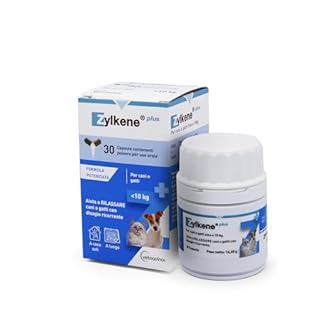 Zylkene Plus Mangime Complementare | Gatti e Cani fino a 10 kg | Rilassante per situazioni di disagio ricorrente |, 30 capsule da 75 mg