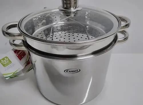 Espagueteira Cuori Itália E Cozedor De Legumes Inox 7litros