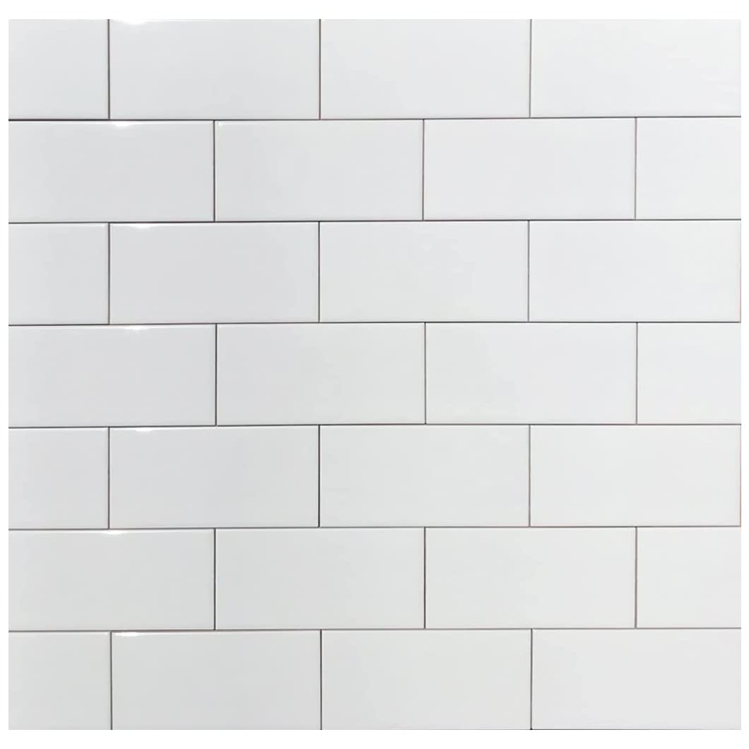 Amazon.co.jp: キッチンタイル サブウェイタイル 白 サブウェイ