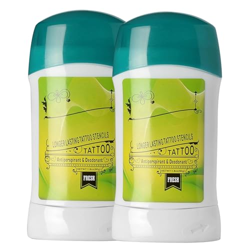 CXNXFD 2Pcs Tattoo Transfer Gel Stencil Stuff Safe Lasting Transfer Seife Tattoo Paste mit Transferpapier Kopiermuster Tattoo Zubehör (2 stück)