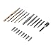 Spiral Screw Extractor, 1/4 Bit Spacer Sleeve/Shaft Extender Hex Shank Drills Broken Screw Remover for Industrial Repair