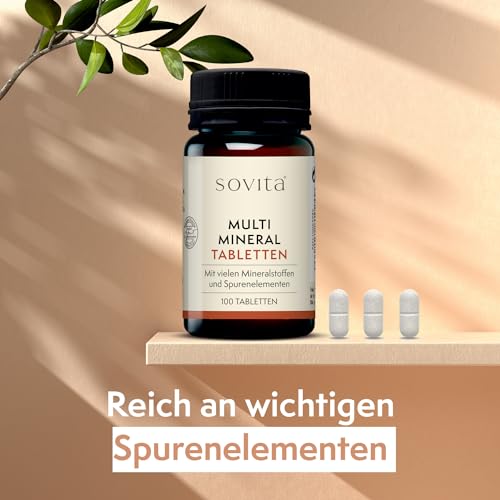Sovita Multi Mineral Tabletten | Unterstützung für Knochen, Immunsystem & Stoffwechsel