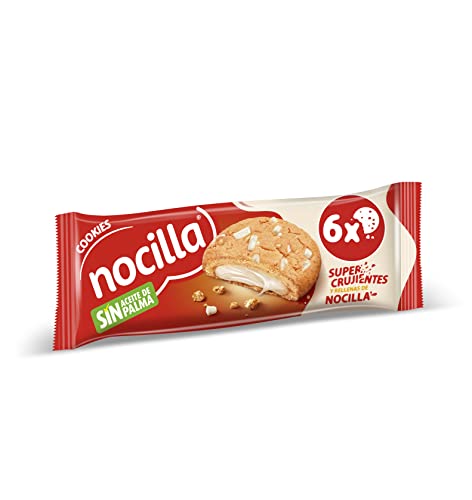 Nocilla Cookies, Galletas de Nocilla Blanca 6 Unidades (120g) Cover