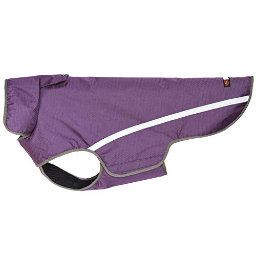 HomeYoo Manteau imperméable pour Homme, Coupe-Vent pour Animal Domestique Veste avec Bandes réfléchissantes étanches, Respirant 100% étanche Veste de Pluie