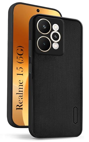 Image of Jkobi Rubberised Back Cover Case for Realme 15 (Textured Grip Design | Micro-Fiber Cloth Inside | Slim and Light Weight | Soft Touch and Feel)