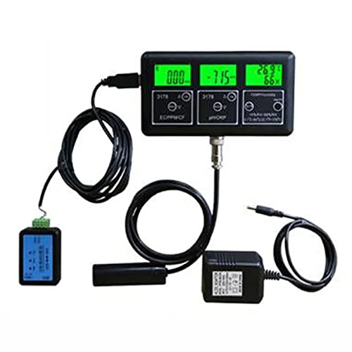iDili Digital Multifunction Industrial PH Meter Humidity Temp ORP TDS EC CF Water Quality Tester USB to Computer Monitor RS485 Module