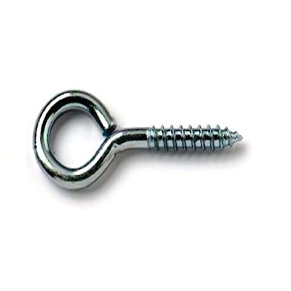 Merriway BH04810 (10 Pcs) BZP Steel Screw-In Eye, 30 mm (1.1/4 Inch) - Pack of 10 Pieces