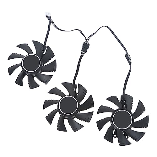 CAZSTYK Ventilador de refrigeración GTX1060 de 75 mm de 6 GB y 4 pines para coloridos ventiladores de tarjetas de video IGame 1070Ti YestonGTX 1080 1050