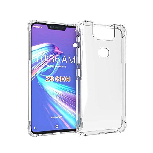 Lustree Plain Flexible [Bumper] Transparent Back Cover for Asus Zenfone 6z (ZS630KL) (B07SWW2211) Amazon Price History, Amazon Price Tracker