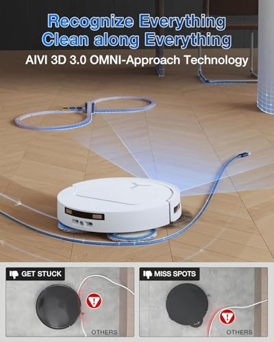 Image of ECOVACS Deebot T50 PRO Omni 2-in-1 Robot Vacuum Cleaner & Mop, New Launch, 15000Pa Suction, 6400mAh Battery, 8.1cm Ultra-Thin, ZeroTangle 2.0, AIVI 3.0 Obstacle Avoidance, Auto Wash /Dry /Refill, 320Min