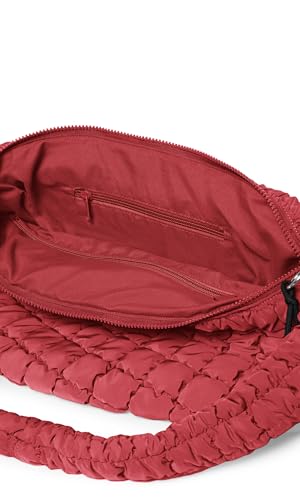 Image of ODODOS Quilted Carryall Tote Bag for Women Crossbody Hobo Lightweight Padding Shoulder Bag