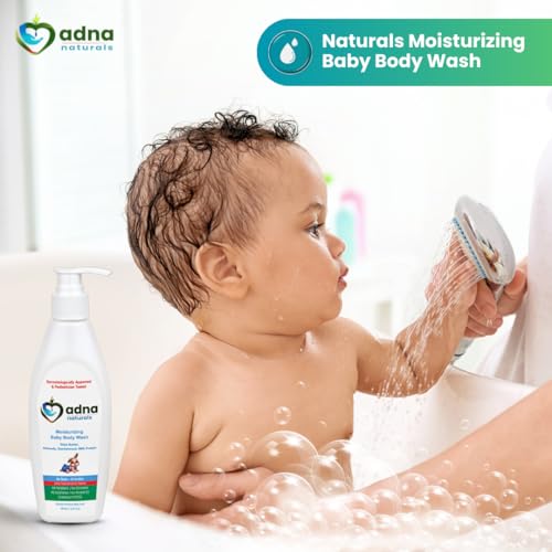 Image of Baby Body Wash | No Tears Formula | Shea Butter, Almond Oil, Vitamin E, Sandalwood & Milk Protein | Dermatologist & Pediatrician Tested | Toxin-Free & Gentle Cleanser (200ml)
