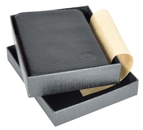 Portefeuille fin en cuir véritable de qualité supérieure A162 - 6