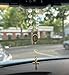 Car Mirror Hanging Accessories,Cross Rosary for Car Mirror Hanging,Catholic Religious Gifts for Women Men,Wedding Favors Baptism Gifts for Guest (White)