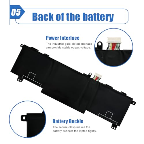 Image of 52.5Wh SD03XL Laptop Battery Compatible with HP Omen 15 2020 15-EK0000 Omen 15-EN 15-EN0000 Series HSTNN-089U HSTNN-DB9U HSTNN-OB1R L84356-2C1 L84394-005 L84357-AC1 L84392-005 4323mAh