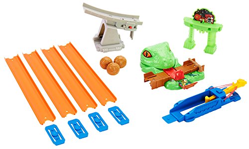 Hot Wheels Track Builder Swamp Strike Track Set Vehicle