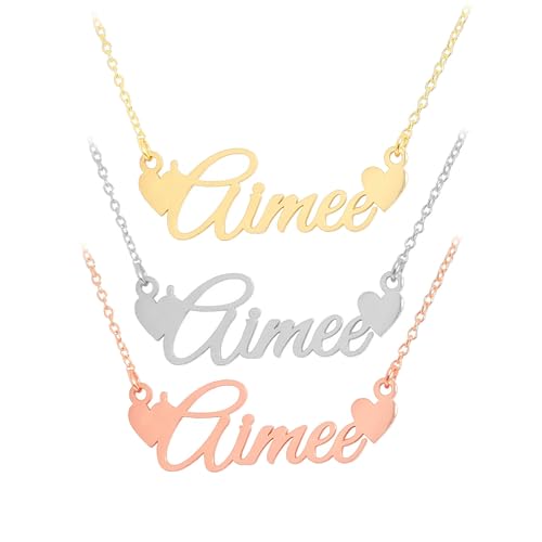 Artisans Crafted RoiDes Arts Custom Name Necklace for Unisex Best Gift For Loved Oned and For Personal Use Customised Necklace, Personalised Necklace To any Design