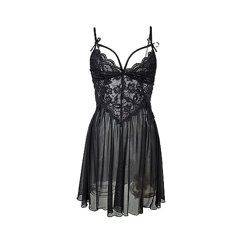 Lingerie érotique haut de gamme en mesh brodé avec bretelles ajustables