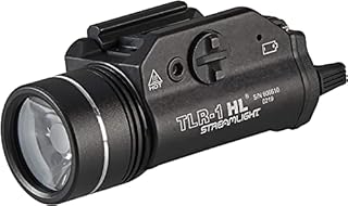 Streamlight 69260 TLR-1 HL 1000-Lumen Weapon Light With Rail Locating Keys and Lithium Batteries, Box, Black