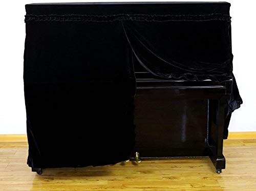 Asiacreate Premium Pleuche �A�b�v���C�g�s�A�m�J�o�[�A�����h�o���s�A�m�J�o�[�A�u���b�N�A155cm/61�C���`