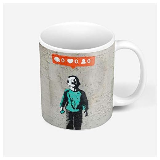 Taza Banksy Artiste No 0 Followers