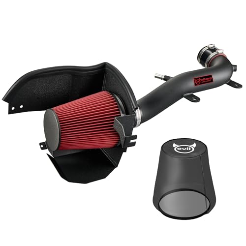 EVIL ENERGY Cold Air Intake Compatible for 2018-2024 Jeep Wrangler JL/Jeep Gladiator JT 3.6L, Increases Horsepower, Towing Performance & Acceleration, Includes Heat Shield & Pre-Filter, Black