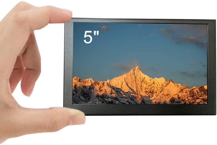 LESOWN 5 inch IPS Small Hdmi Monitor VESA Metal Shell 800x480 Mini LCD Screen Portable Display Monitor - Image 2