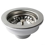 Amplia compatibilidad: esta brida se adapta a cualquier fregadero de cocina estándar y es adecuada para un diámetro de drenaje de 114 mm. Está diseñado para adaptarse a aberturas de fregadero que van desde 84 mm a 90 mm, compatibilidad con una amplia gama de fregaderos.