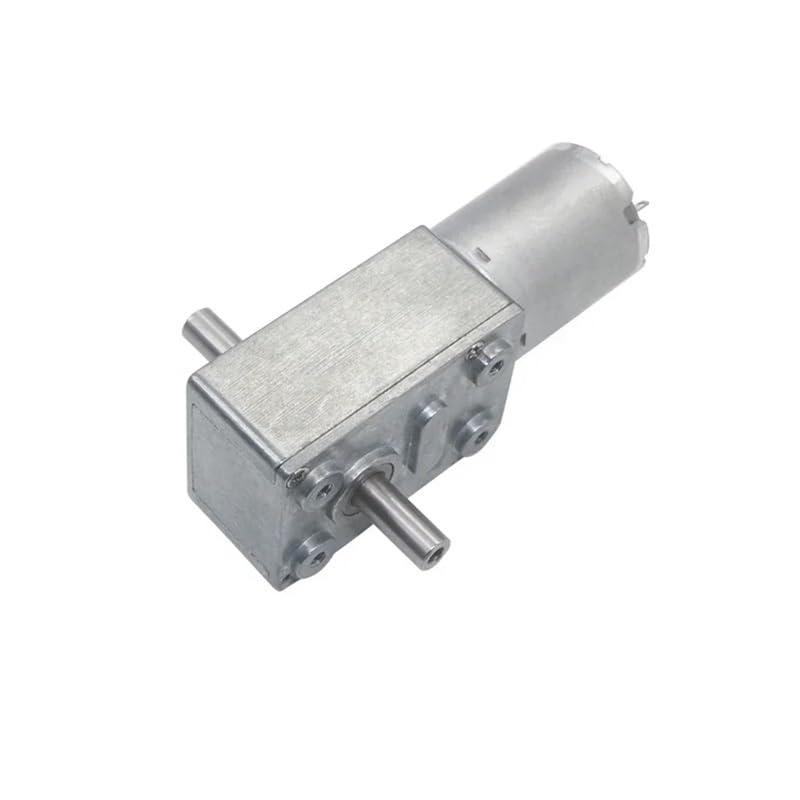 Motor reductor JGY-370 de 24V y 66RPM con tornillo sin fin reversible