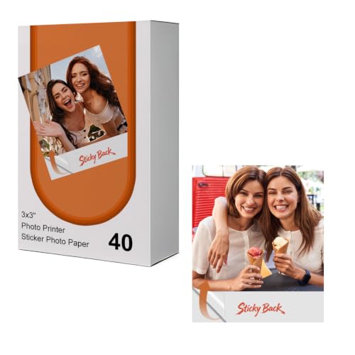 Liene Amber M210 & M110 3x3�C���`�X�e�b�J�[�t�H�g�y�[�p�[40�V�[�g�A�X�e�b�J�[�y�[�p�[�ڒ��܁A�C���X�^���g�t�H�g�y�[�p�[�ADHP514/DHP515�t�H�g�v�����^�[�̂ݑΉ�(�X�N���b�v�u�b�N�p)(�p���̂�)