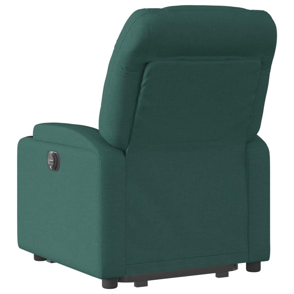 Homgoday Arredo Poltrona Alzapersona Reclinabile Elettrica Verde Scuro Tessuto, Poltrona Massaggiante Poltrona Reclinabile Relax, Sedia da Massaggio Poltrona Relax Tutto Il Corpo Style3204626