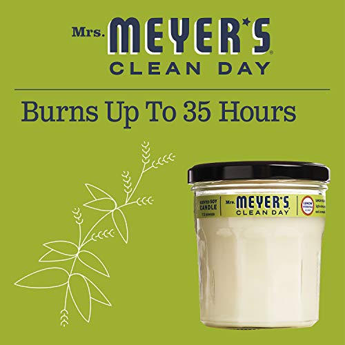 Mrs. Meyer's Soy Aromatherapy Candle, 35 Hour Burn Time, Made With Soy Wax And Essential Oils, Lemon Verbena, 7.2 Oz #TOP2