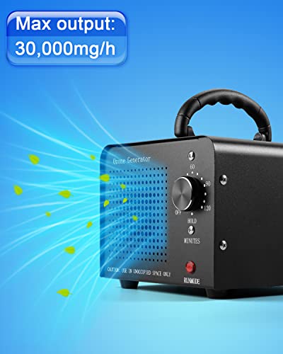 Tiiroy 0Zone Machine 30000Mg 0Zone Generator For Home Car Smoke Pet Odor (Black) #TOP1