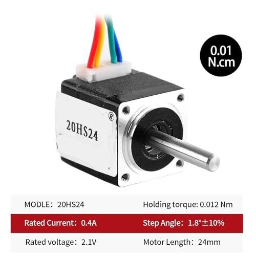 Moteur pas à pas Nema8 24mm 0.8A pour projets DIY et micro-robotique - 3