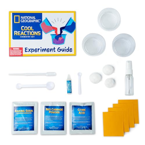 National Geographic Chemistry Set - Cool Reactions Educational Science Kits for Kids Age 8+ with 5 Awesome Experiments | Fascinating Kids STEM Toys Chemistry Gifts for 8+ Year Old Boys and Girls - Image 4