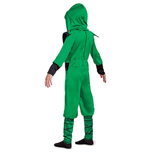 Lloyd Costume For Kids, Deluxe Lego Ninjago Legacy Themed Children's Charcter Jumpsuit, Child Size Large (10-12) , Green & Black #TOP1