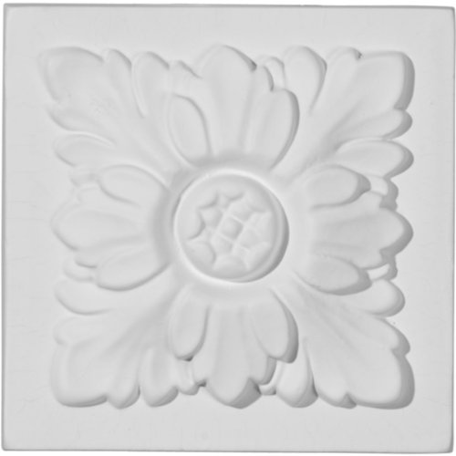 Ekena Millwork PB03X03X01KE 3 3/4-Inch W x 3 3/4-Inch H x 1 3/8-Inch P Kent Plinth Block