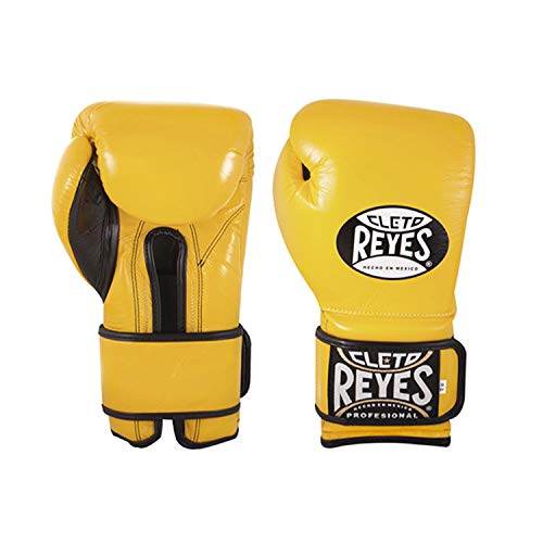 Image of Cleto Reyes Hook and Loop Boxing Training Gloves, Red, 14 OZ