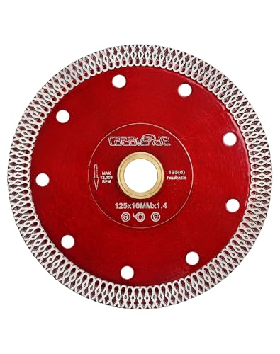 Casaverde Extra Dünne Feinsteinzeug Diamantscheibe 125mm Diamant-Trennscheibe Für Fliesen Granit Marmor Beton Keramik Ziegel Casaverde Extra Dünne Feinsteinzeug Diamantscheibe 125mm Diamant-Trennscheibe Für Fliesen Granit Marmor Beton Keramik Ziegel